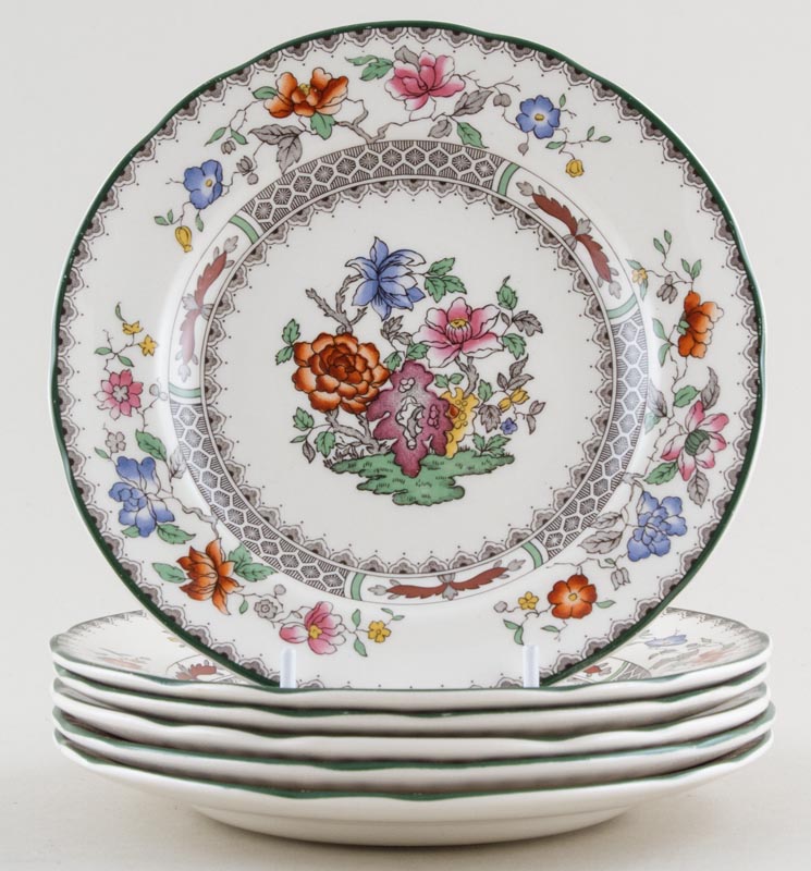 Plates set of 6 c1990s